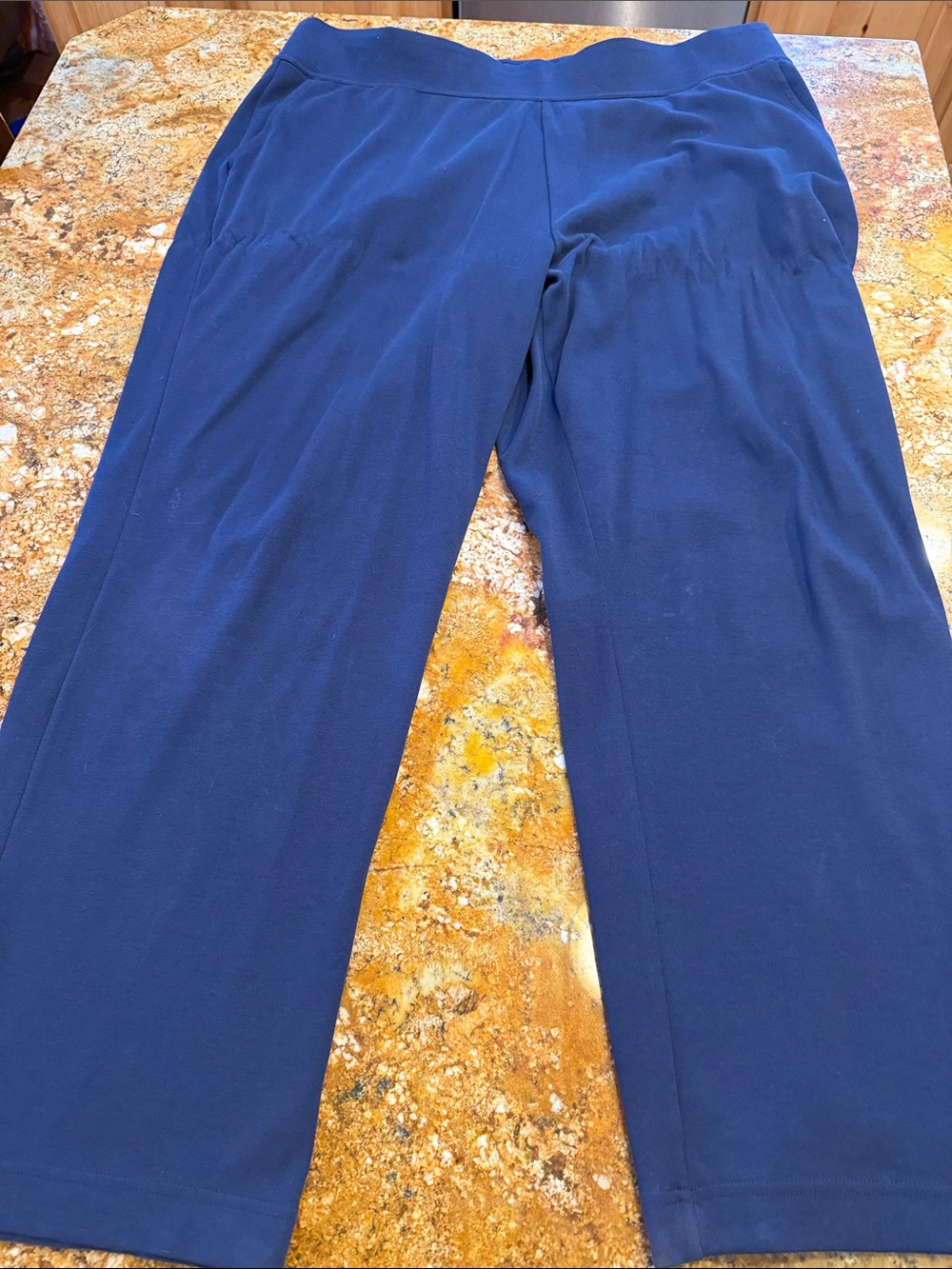 Coldwater Creek women’s Navy Pull-On straight leg Pants